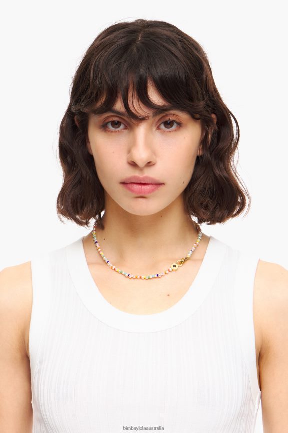 Accessories 4062VZ775 Multicolor Bimba Y Lola Beads Pearl Necklace