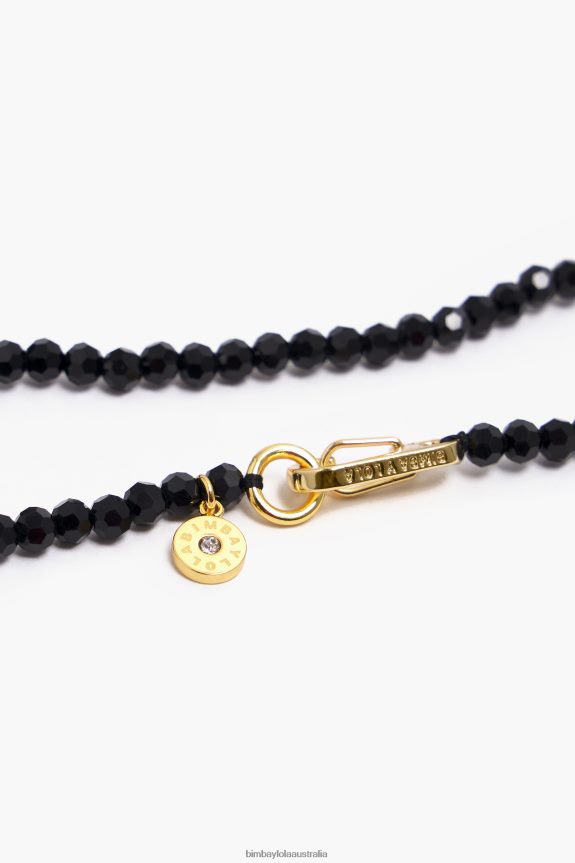 Accessories 4062VZ789 Golden Bimba Y Lola Short Necklace With Heart And Crystals