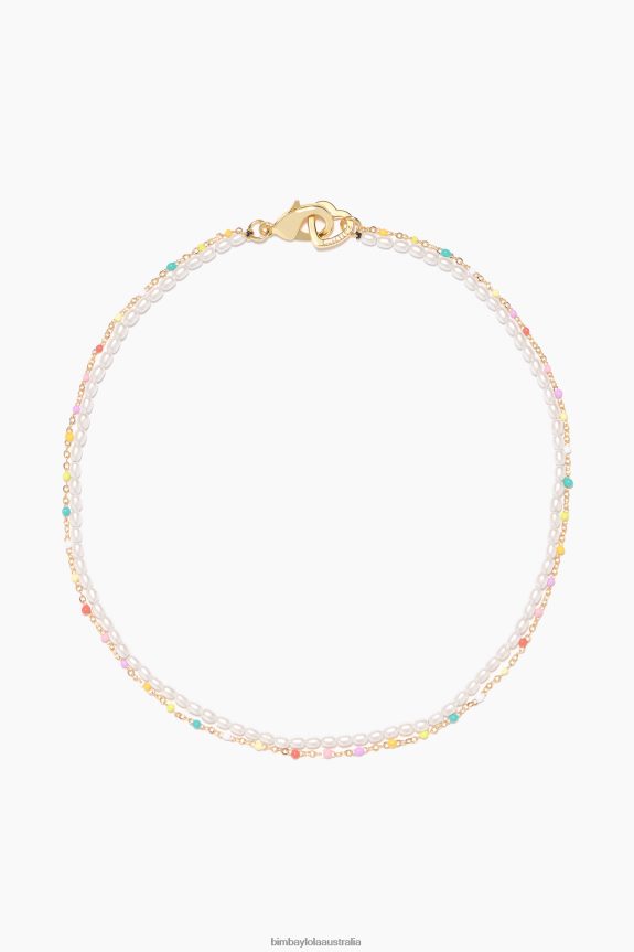 Accessories 4062VZ791 Multicolor Bimba Y Lola Chain Pearl Necklace