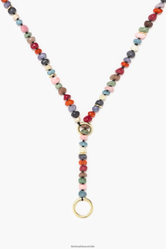 Accessories 4062VZ823 Multicolor Bimba Y Lola Long Stones Necklace