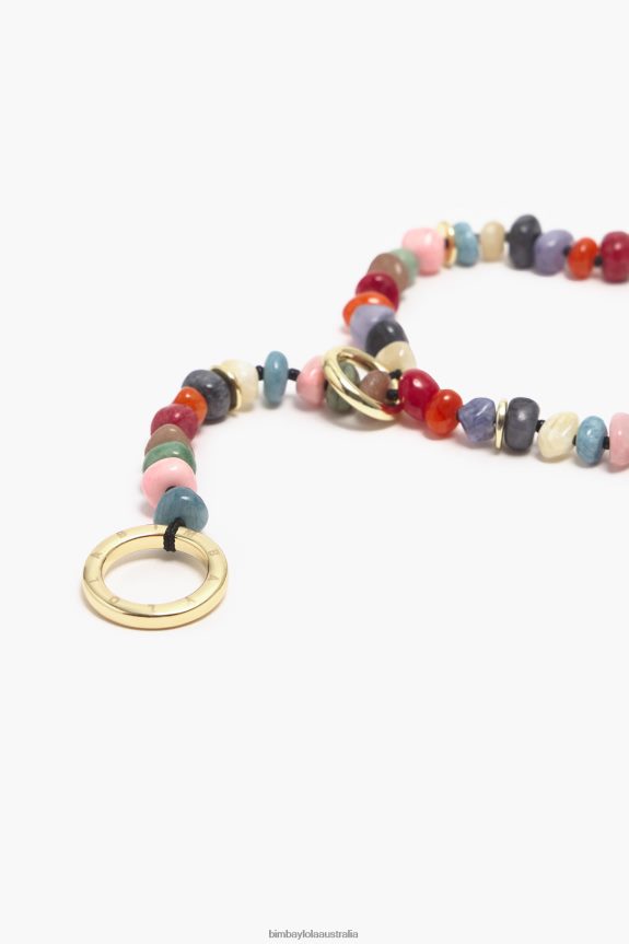 Accessories 4062VZ823 Multicolor Bimba Y Lola Long Stones Necklace