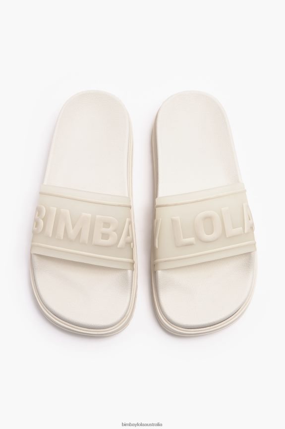 Footwewar 4062VZ587 White Bimba Y Lola Logo Platform Flip-Flop