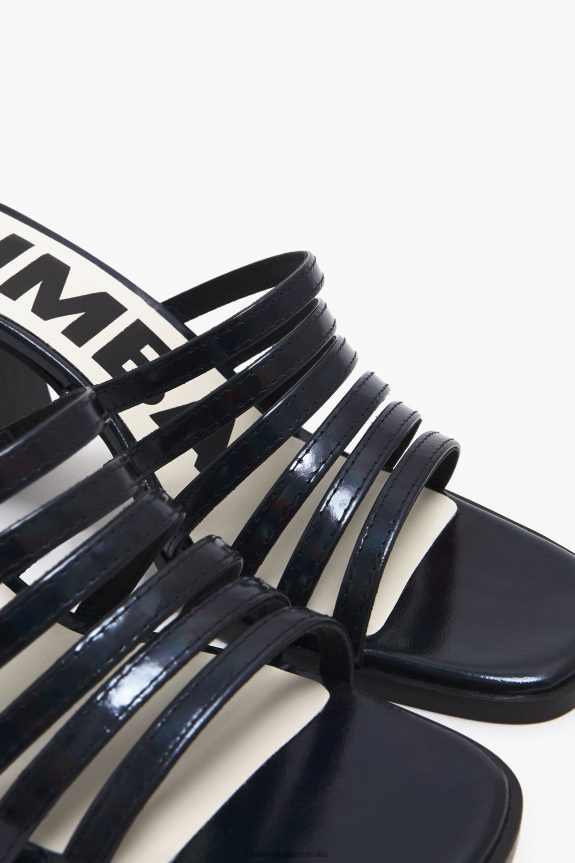 Footwewar 4062VZ575 Black Bimba Y Lola Leather Heeled Sandal
